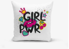 Față de pernă pentru copii 43x43 cm Girl Power – Mila Home