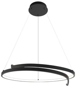 Lustră LED pe cablu LORENZO LED/35W/230V negru