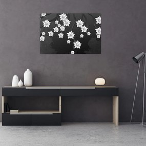 Tablou - Flori pe ramuri (90x60 cm)