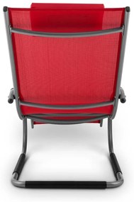 Sunwave Gartenliege punte leagăn șezlong Relax taupe rosu