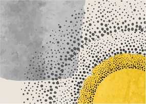 Tablou - pictură abstractă de plajă N⁰3 (70x50 cm)