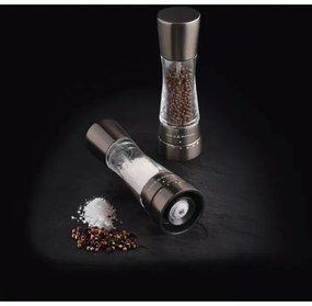 Cole&Mason DERWENT set 2 râșnițe sare și piper, 19 cm, antracit