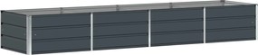 vidaXL Jardinieră Antracit 320 x 80 x 45 cm Oțel