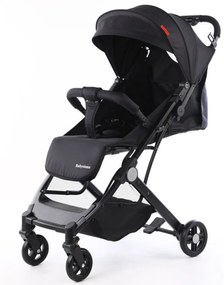 Carucior sport pentru copii, pliere compacta pentru avion cu sistem tip troller - CPC-28-negru