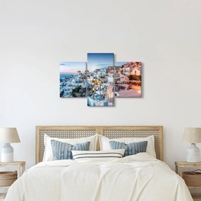 Tablou - Amurg în Santorini (90x60 cm)