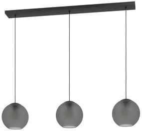 Lustră pe cablu Eglo 390214 ARANGONA 3xE27/40W/230V gri