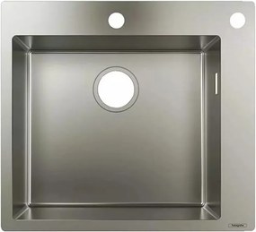 Chiuveta bucatarie Hansgrohe S71 inox 55x50 cm