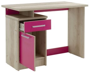 Birou Looney Castillo - Roz 100x55x75 cm