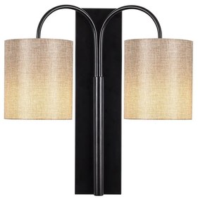 Aplică metalică Opviq lights Aristo, negru