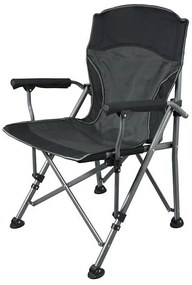 Scaun camping pliabil negru
