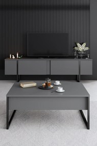 Mobilier living Luna (negru). 1073573