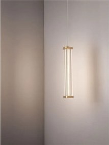 Pendul, Lustra suspendata LED 3000K PHEME auriu periat