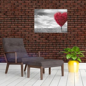 Tablou -Inima din coroanele copacilor (70x50 cm)