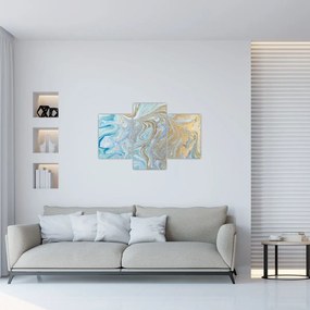 Tablou - Marmură albastră (90x60 cm)