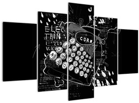 Tablou - Desen în stilul lui Banksy (150x105 cm)