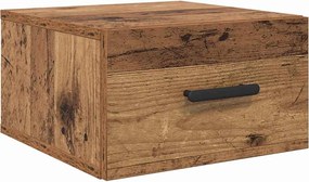 vidaXL Dulap de noapte Lemn vechi 35 x 35 x 20 cm Lemn compozit