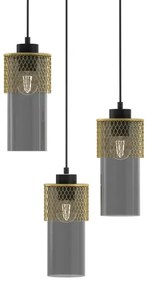 Lustră pe cablu GLAM 3xE27/60W/230V