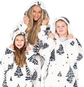 Hanorac din micropluș 4Home Frosted Trees, uni L - pentru bărbați