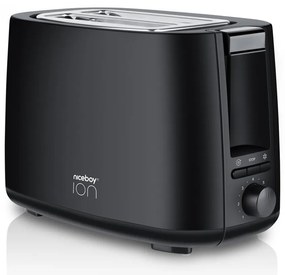 Prăjitor de pâine cu două fante și accesoriu Niceboy ION Cruncher C1 750W/230V negru