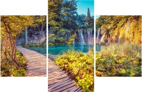 Tablou - Lacurile Plitvice, Croația (90x60 cm)