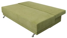 Canapea extensibila Roma Lux Green 205x90x86 cm, cu lada de depozitare