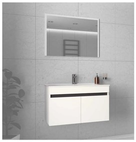 Dulap sub lavoar Puresa 80 cm, alb