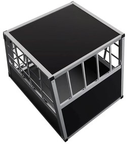 Juskys Lada din aluminiu pentru caini M