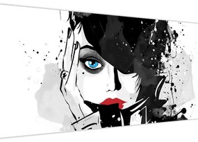 Tablou - Femeia misterioasă (120x50 cm)