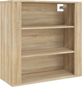 vidaXL Dulap de perete, stejar sonoma, 80x33x80 cm, lemn prelucrat