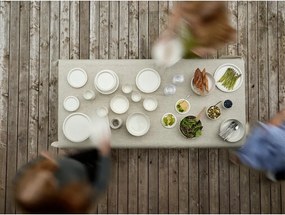 Farfurie crem din porțelan ø 24 cm Eau – Zone