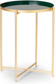 Masuta de cafea ELLA Ø 30 cm, auriu