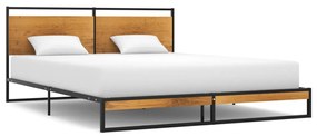 vidaXL Cadru de pat, 160 x 200 cm, metal