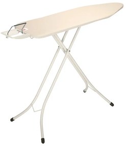 Masa de calcat Brabantia B 1003333, 124x38 cm, 7 pozitii de reglare, Suport fier calcat, Ecru