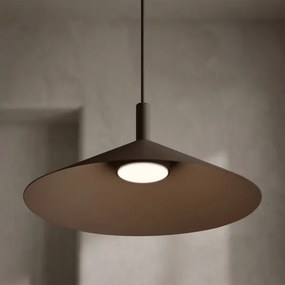 Pendul pe cablu ANEGA 1xGX53/15W/230V Ø 40 cm maro