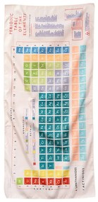 Prosop din microfibră Rex London Periodic Table, 70 x 150 cm