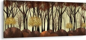 Tablou - Pădure decorativă (120x50 cm)