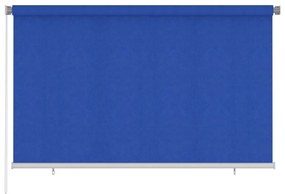 Jaluzea tip rulou de exterior, albastru, 240x140 cm, HDPE Albastru, 240 x 140 cm