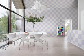 Fototapet, Chess, Lilac, Rebel Walls
