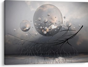 Tabloul bilelor abstracte (70x50 cm)