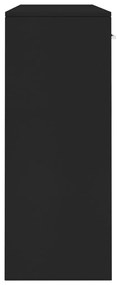 Servanta, negru, 110x30x75 cm, PAL 1, Negru