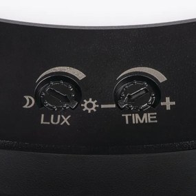 Corp de iluminat LED cu senzor 2 în 1 Kanlux 24605 ERGA LED/17W/230V 3000/4000/6500K negru