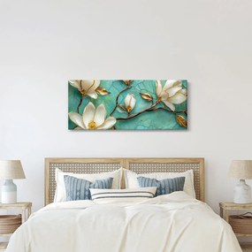 Tablou - Magnolii 3D (120x50 cm)
