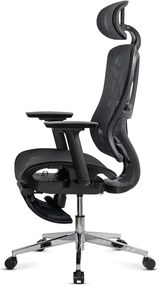 Scaun ergonomic SYYT 9519 negru, suport 150 kg și brațe 3D