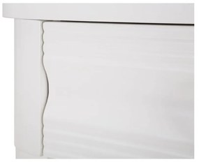 Masă consolă albă din lemn masiv de brad 40x110 cm Shine – Mauro Ferretti