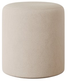 Taburet Tapitat Mali, Crem, Stofa, L 41 x l 41 x H 45 cm