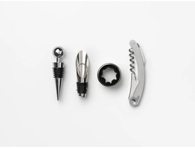 Set de accesorii pentru vin din oțel inoxidabil The Essentials Wine Tools – Printworks