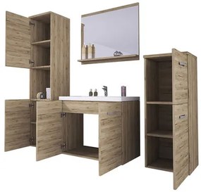 Set mobilier baie Melinda I (stejar wotan) (fără sifon). 1059041