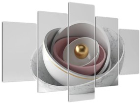 Tablou - Perlă de aur (150x105 cm)