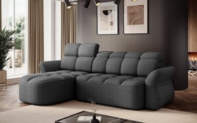 Colțar lemn masiv extensibil Beneth 301×185 cm Personalizabil - Stânga, Space 40