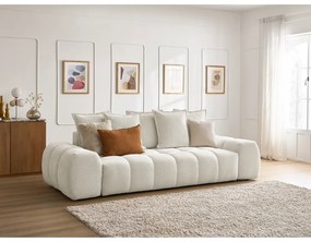 Canapea albă cu tapițerie din chenille 278 cm Everest – Bobochic Paris